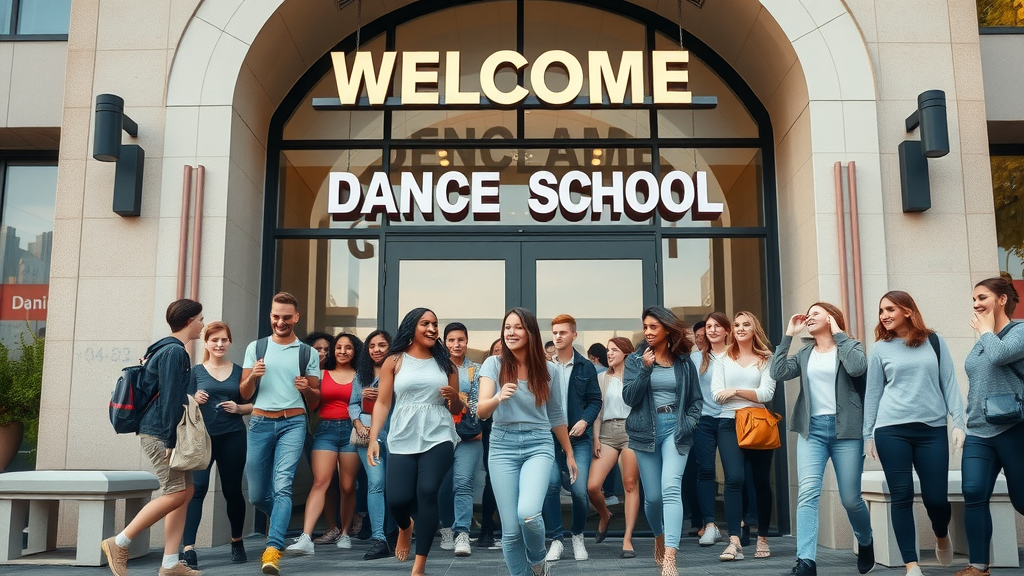 MCDC inclusive dance programs welcoming diverse students at dance school entrance