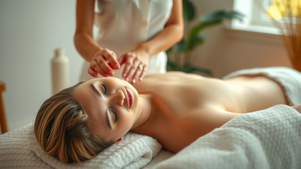 Relaxing therapeutic massage session demonstrating therapeutic massage benefits