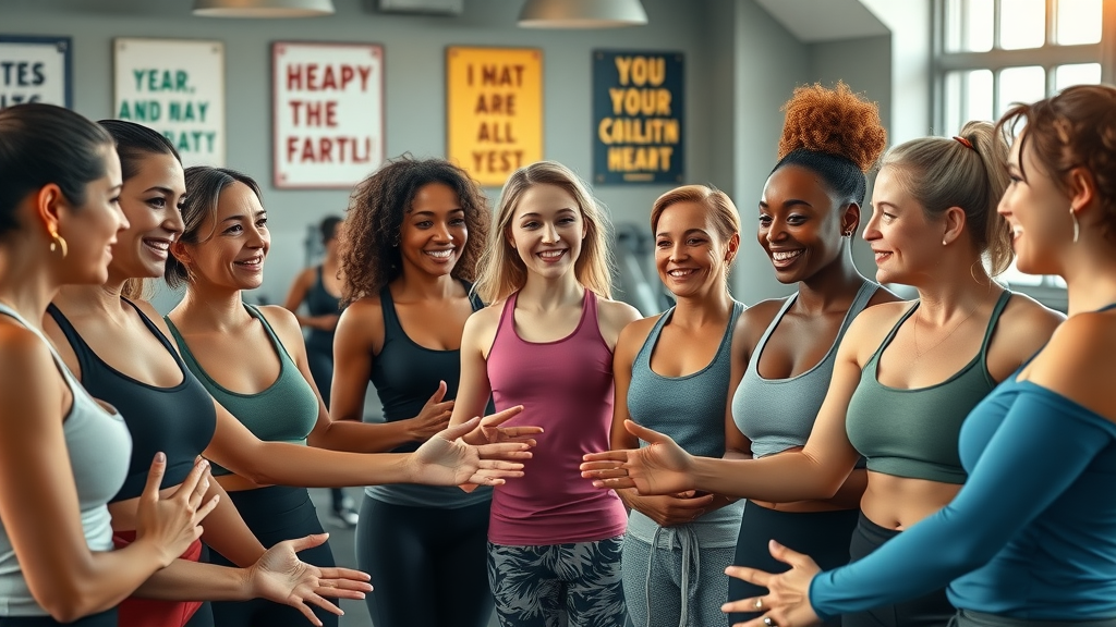 Women gathering to share stories and support in women