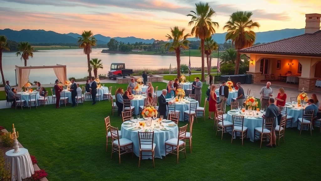 Elegant wedding and celebration venue at premier high desert country club