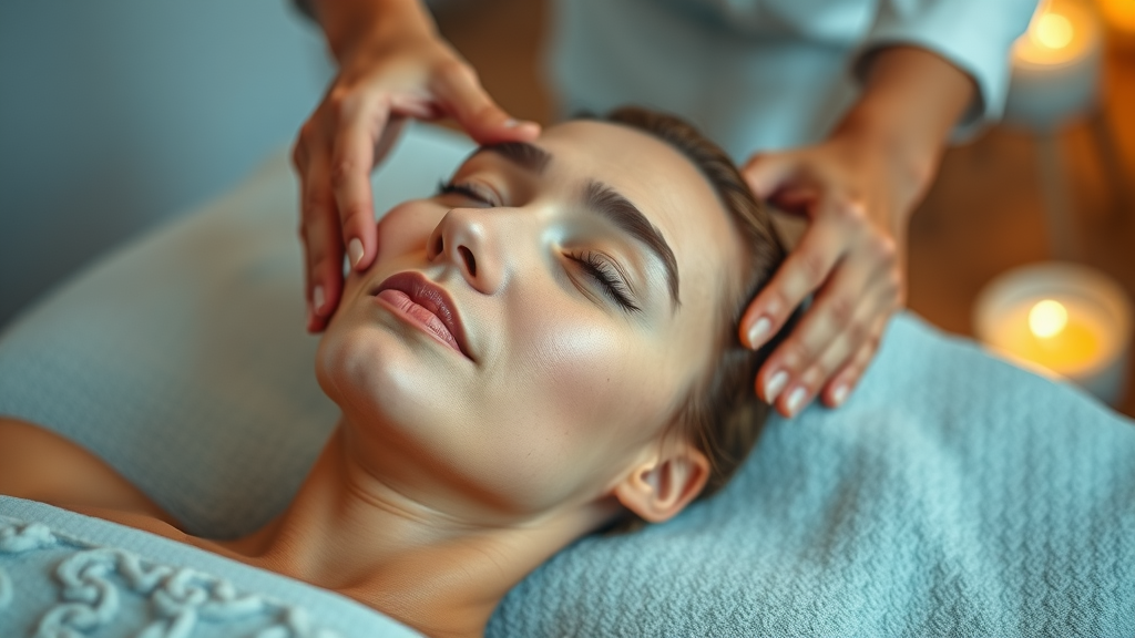 Relaxed client receiving therapeutic massage illustrating benefits of massage modalities