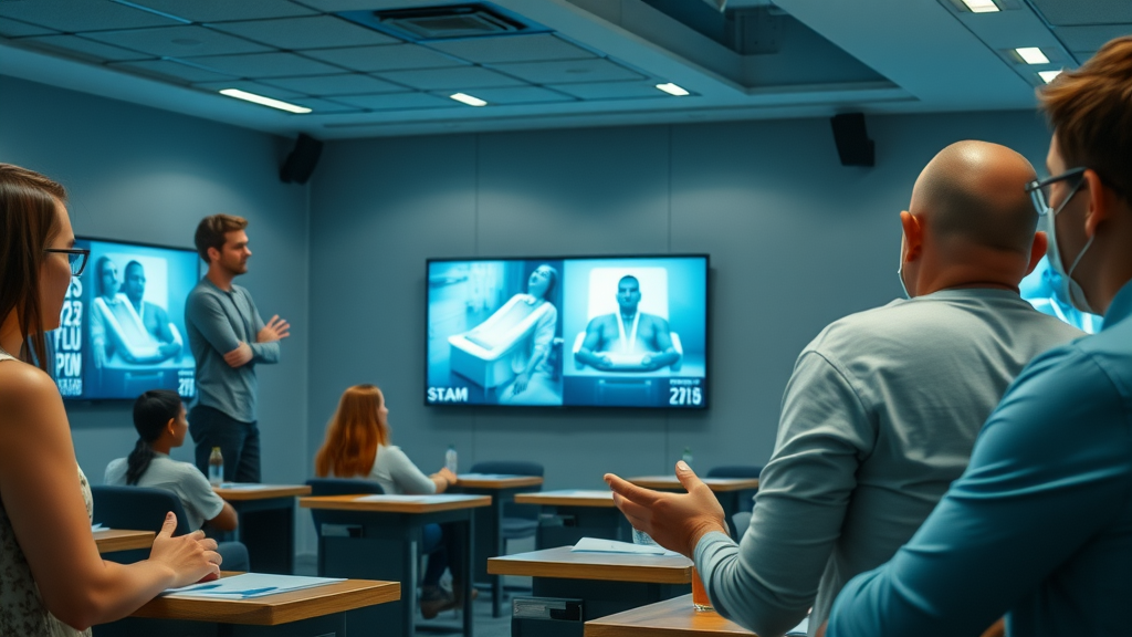 Thermotherapy expert insights: instructor leading learning session on steam therapy protocols