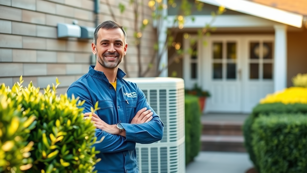 Noris Heating and Air expert provides friendly HVAC service at a Victorville home